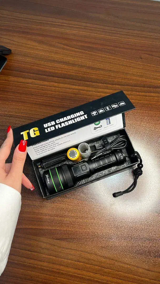 چراغ قوه افرودی قوی/با هدلایت و باتری اضافه رایگان|کوهنوردی و کمپینگ|تهران, بازار|دیوار