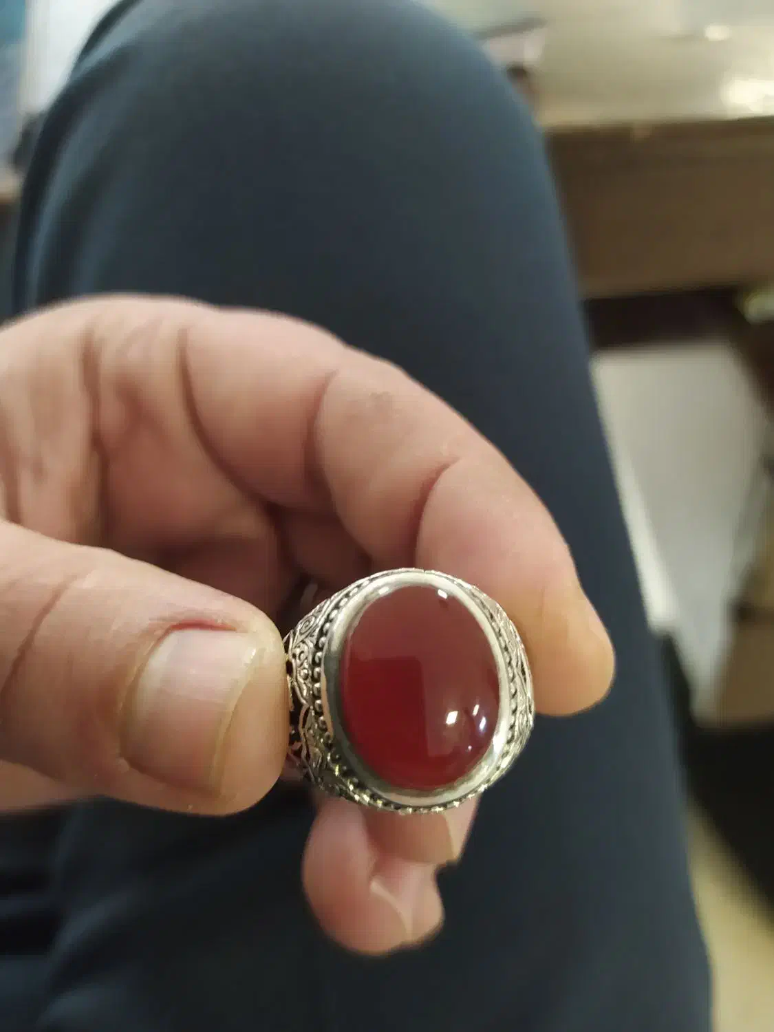 انگشتر نقره|جواهرات|همدان, |دیوار