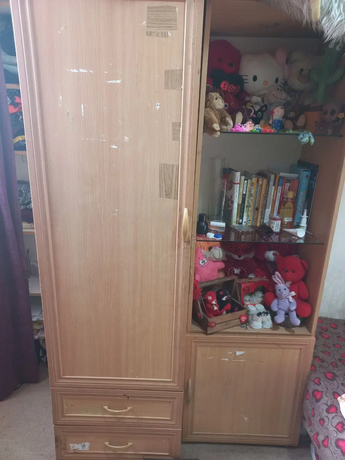 کمد و دارور چوبی|جاکفشی، کمد، دراور|صدرا-فارس, فاز ۱|دیوار