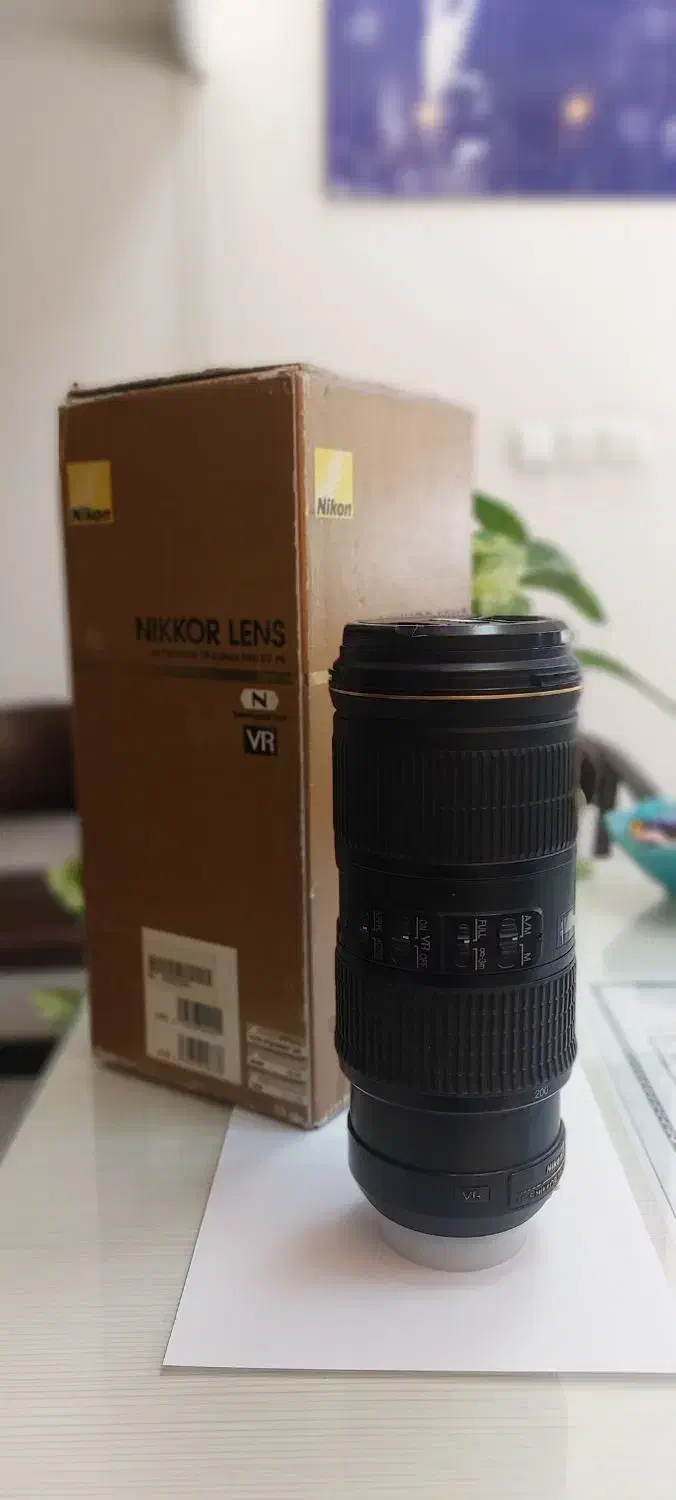 لنز  ۲۰۰-۷۰  نیکون|دوربین عکاسی و فیلم‌برداری|شاهرود, |دیوار