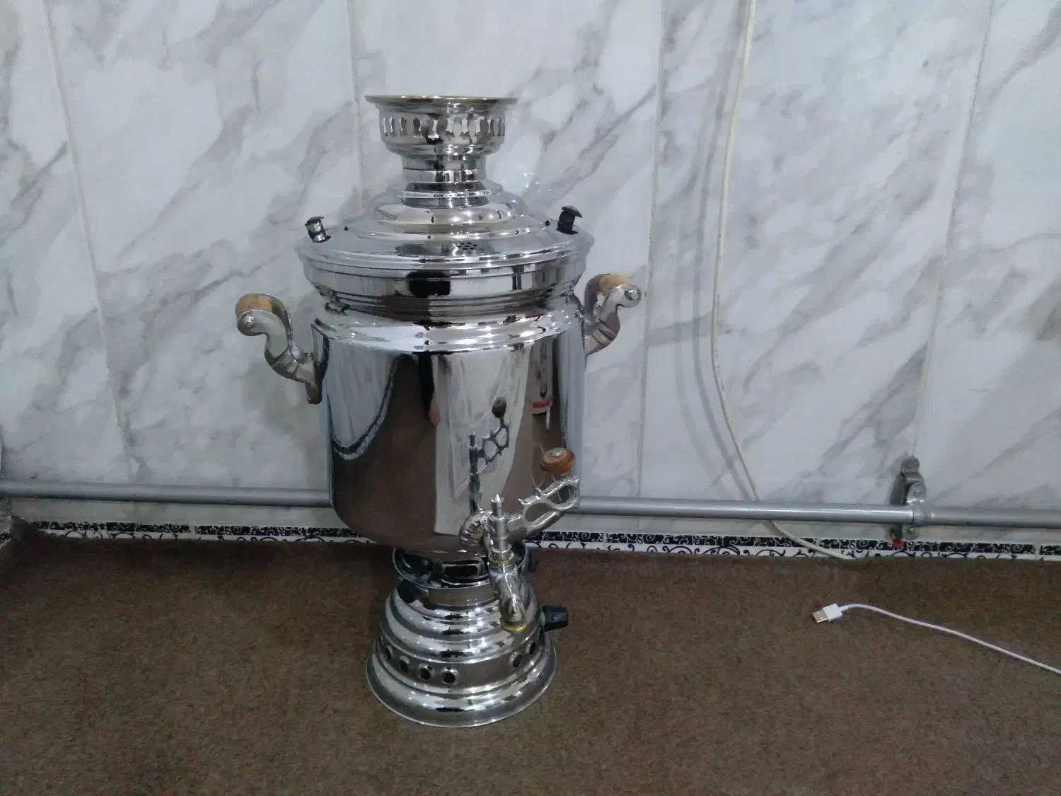 سماور۱۲لیتری بدون عیب|سماور، چای‌ساز، قهوه‌ساز|پیرانشهر, |دیوار