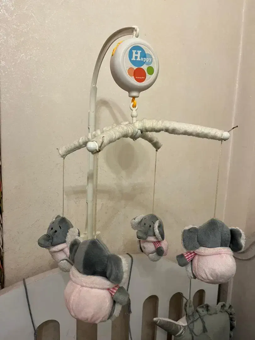 آویز تخت کودک موزیکال چرخشی|اسباب و اثاث بچه|ری, حمزه‌آباد|دیوار