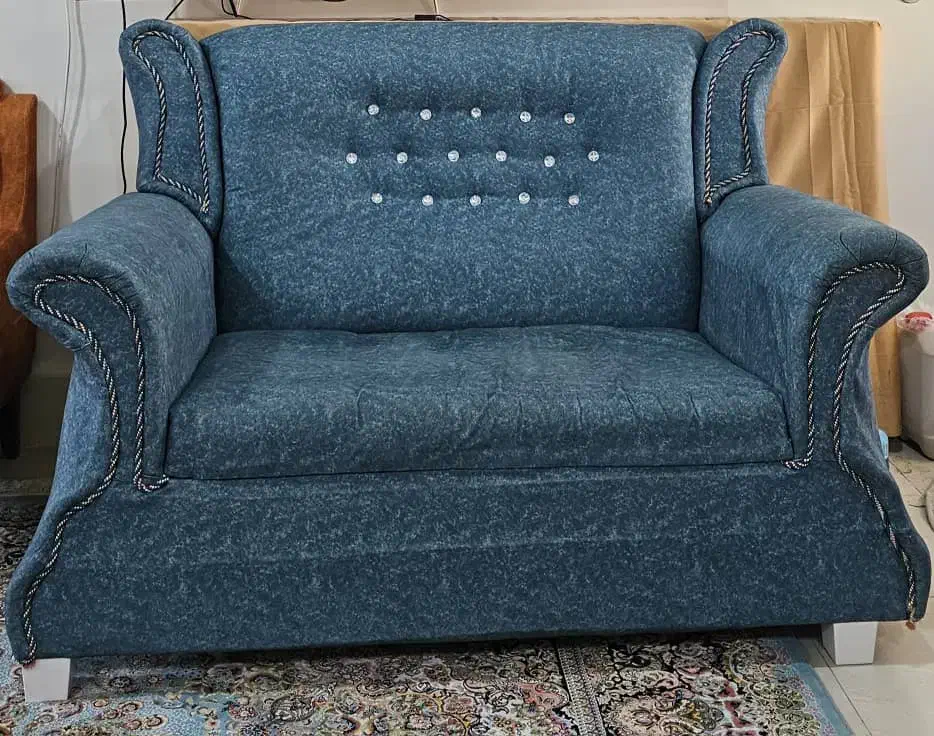 مبل هفت نفره با میز عسلی|مبلمان خانگی و میز عسلی|دوگنبدان, |دیوار