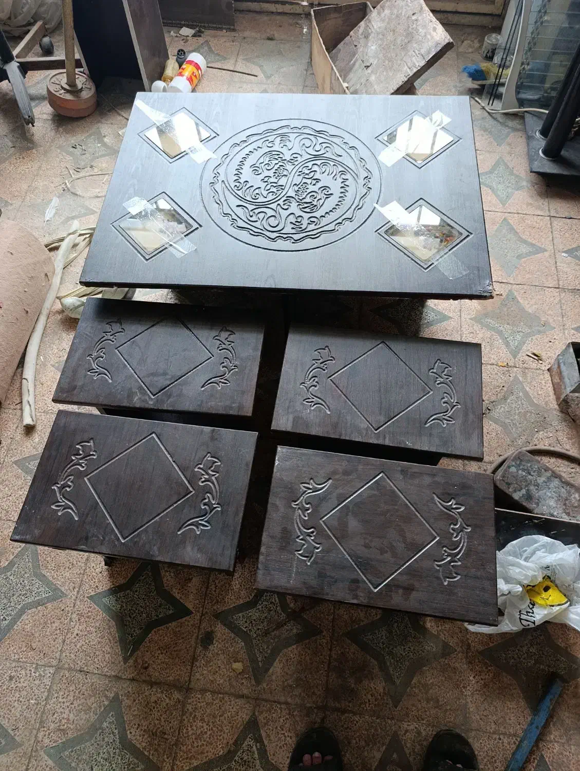 میز عسلی|مبلمان خانگی و میز عسلی|ایذه, |دیوار