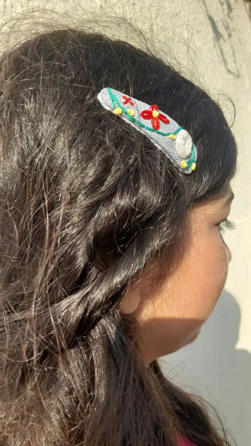 گیره مو و دیوار کوب گلدوزی|زیورآلات و اکسسوری|محمودآباد, |دیوار