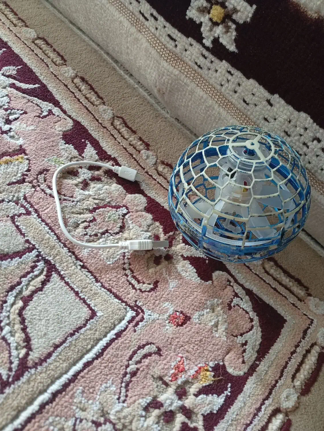 توپ پرنده آبی با شارژر|اسباببازی|میانه, |دیوار