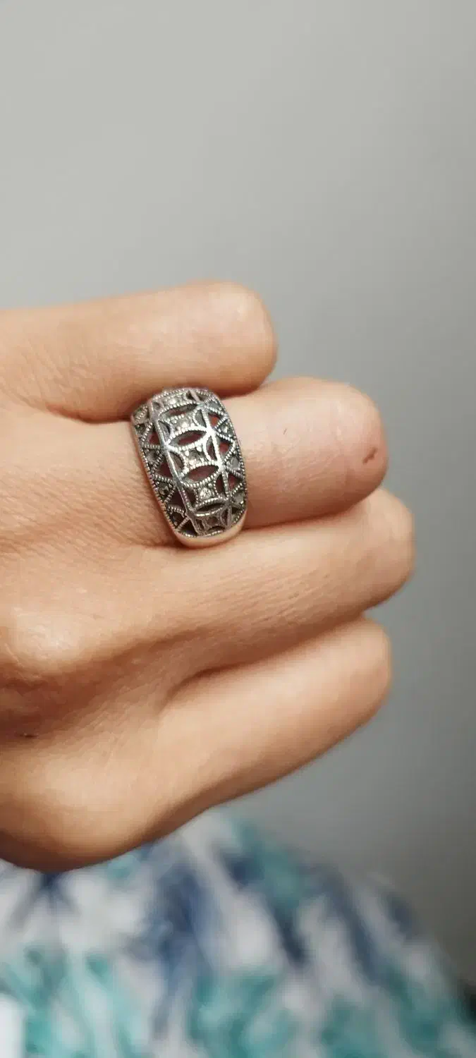 انگشتر نقره شیک|جواهرات|آمل, |دیوار