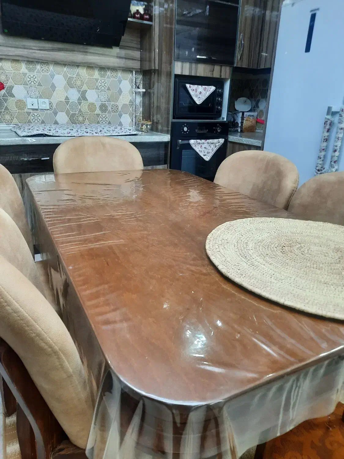 میز غذا خوری|میز و صندلی غذاخوری|رامهرمز, |دیوار