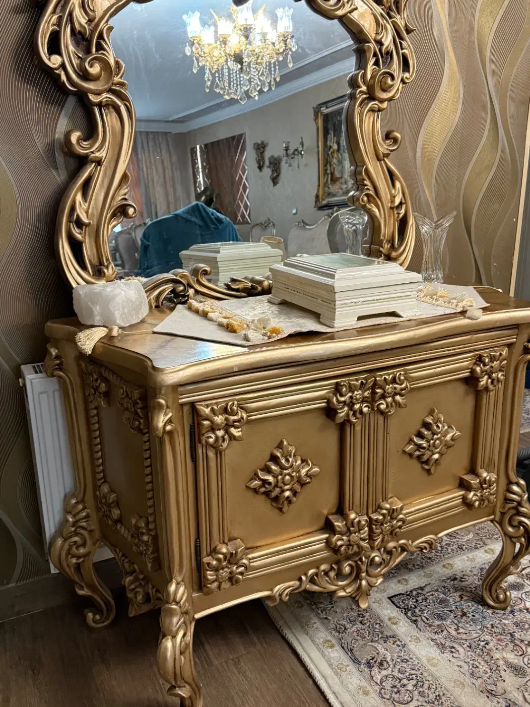 کنسول و اینه|بوفه، ویترین، کنسول|کرمانشاه, |دیوار