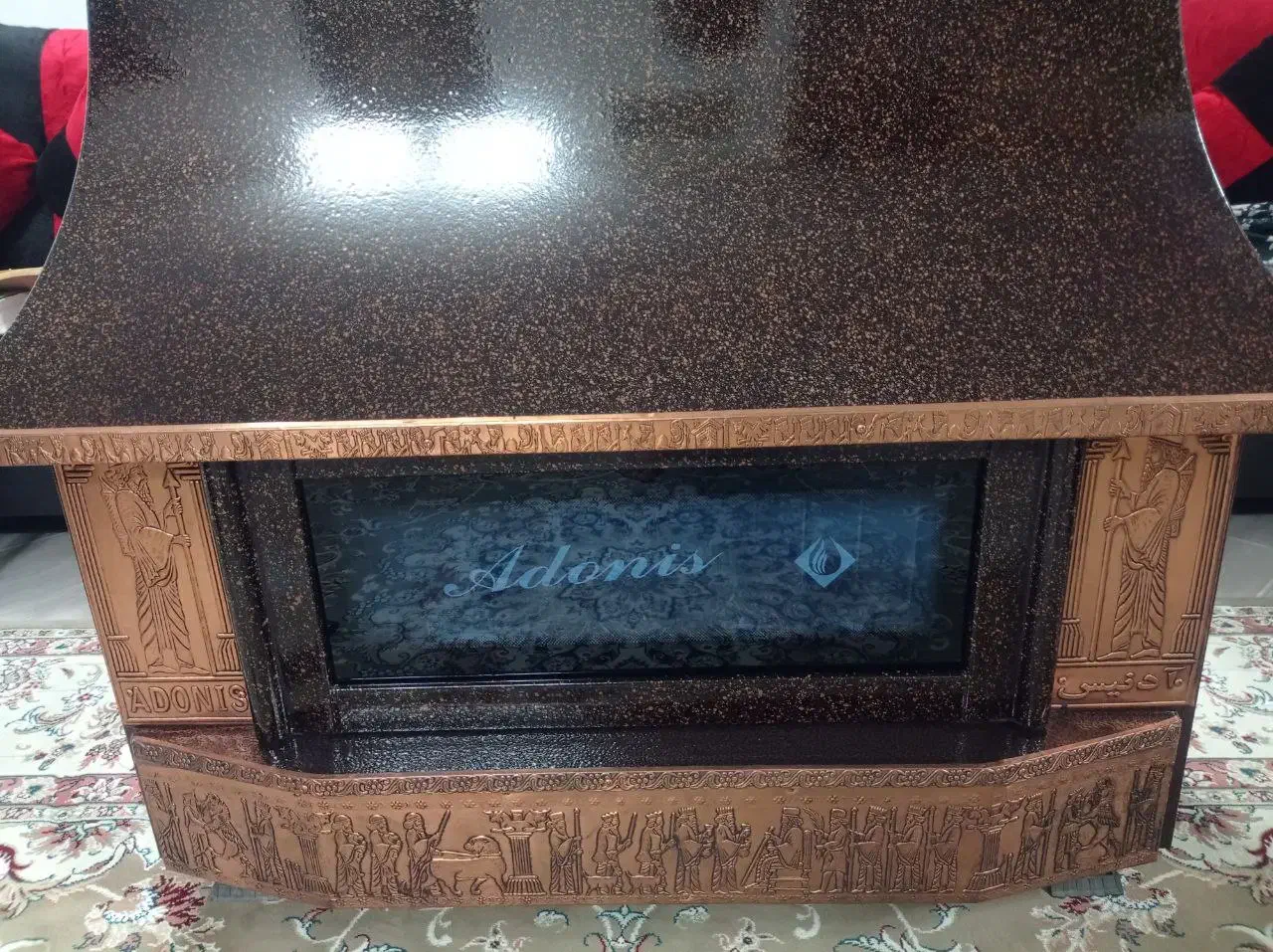 بخاری شومینه ای آدنیس|بخاری، هیتر، شومینه|گلبهار, شهر جدید گلبهار|دیوار