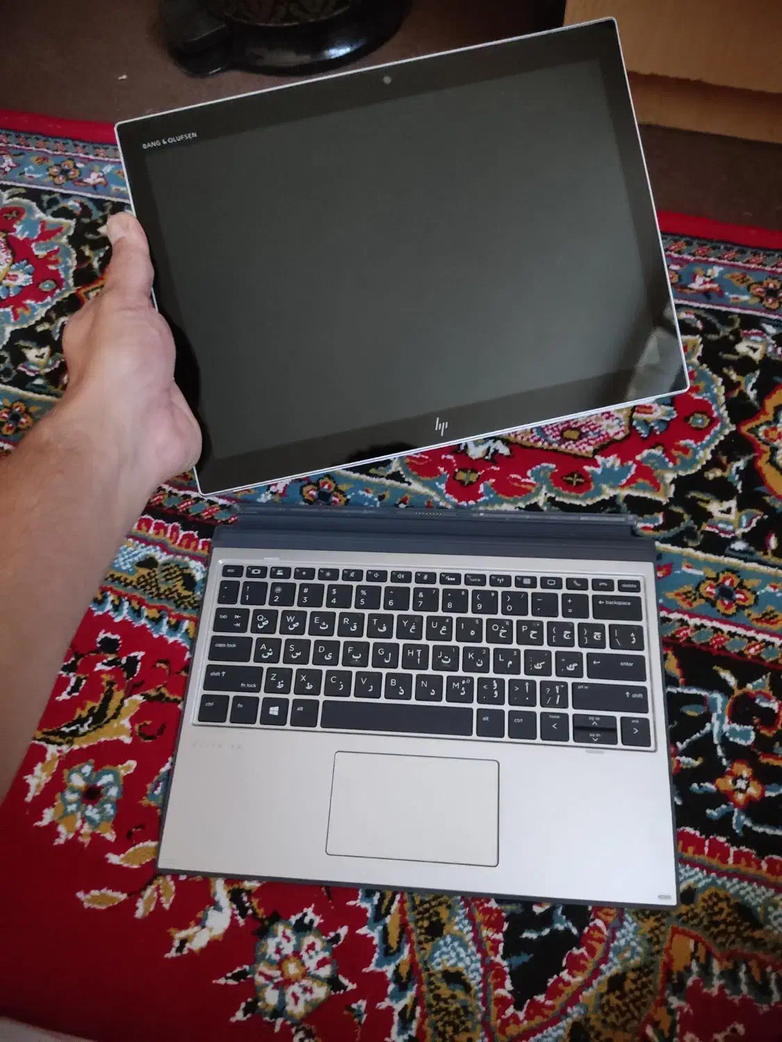 لپ تاپ hp elite x2 g4 لمسی با قلم و شارژر اورجینال|رایانه همراه|شیراز, شهرک پرواز|دیوار