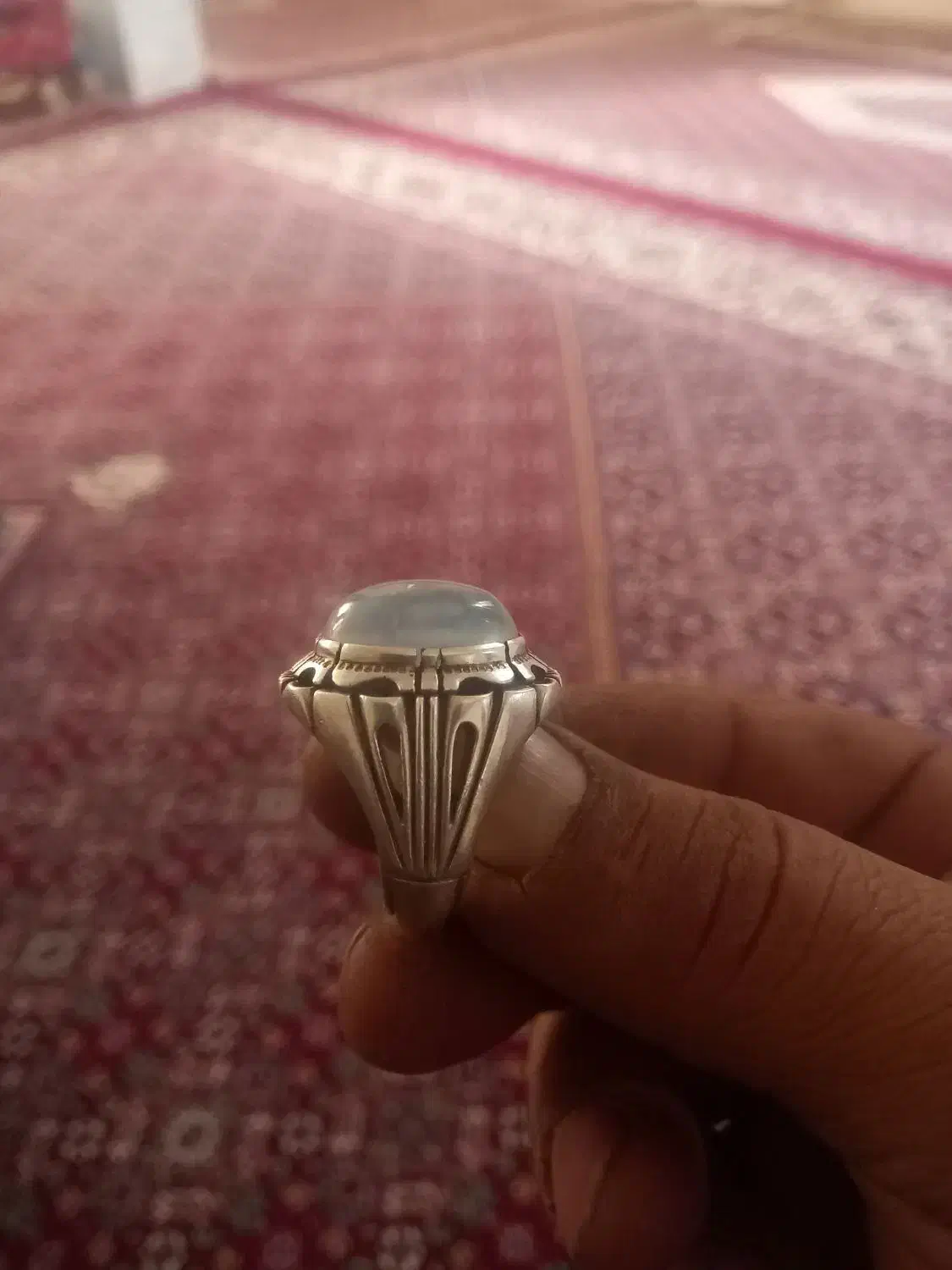 دو عدد انگشتر ستاره پران سفیددست ساز وارد کم یاب|جواهرات|زنجان, |دیوار