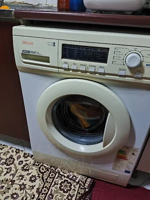 لباسشویی اسنوا 7 کیلویی اصل اثتسنایی|ماشین لباسشویی و خشک‌کن لباس|محمدیه-قزوین, |دیوار