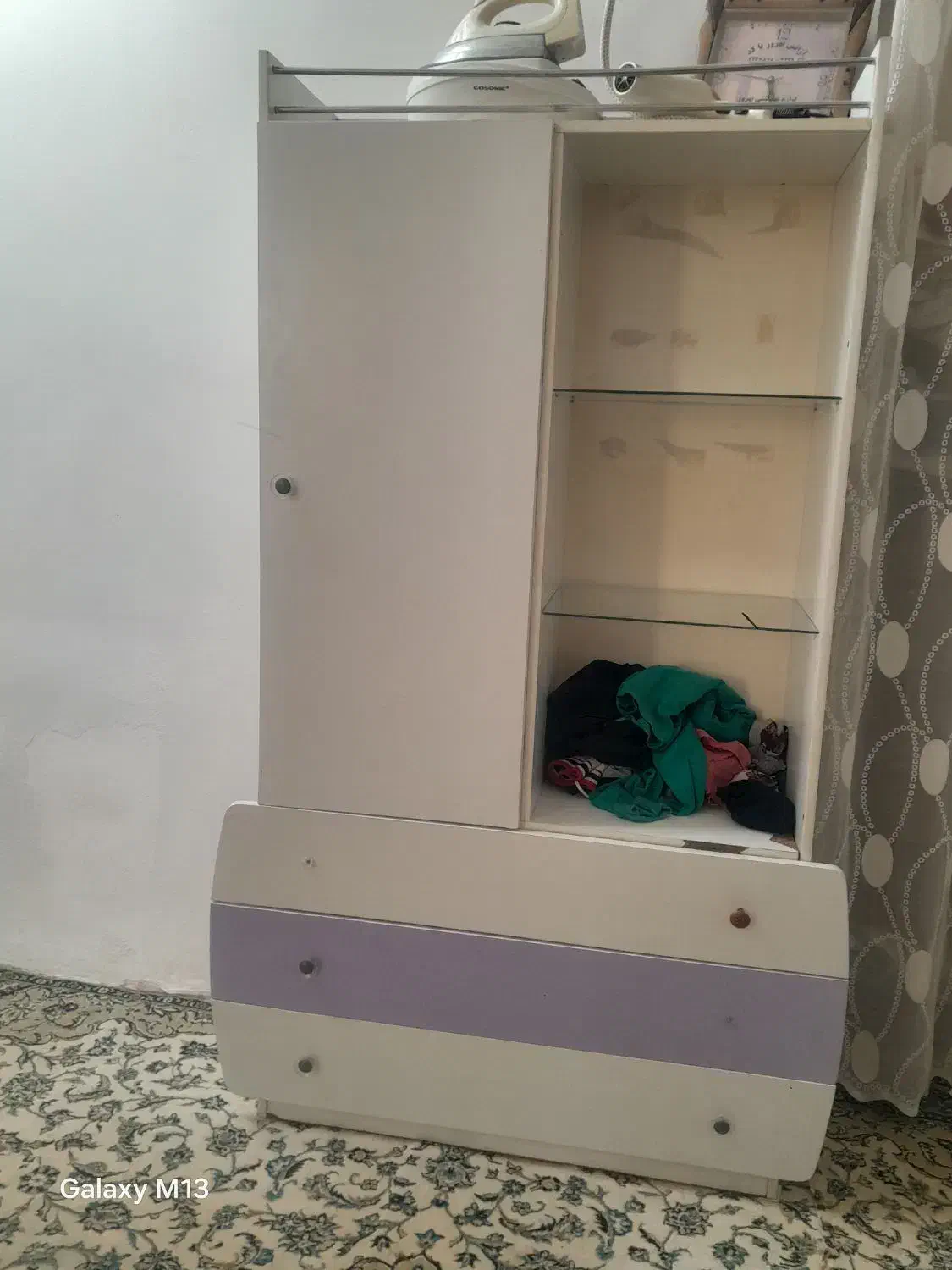 کمدلباس بچه۵۵۰|جاکفشی، کمد، دراور|شیروان (خراسان), |دیوار