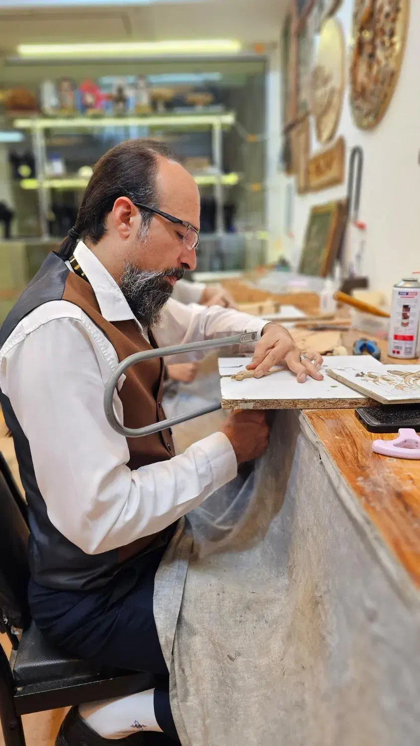 آموزش معرق چوب و آموزش خوشنویسی|خدمات آموزشی|گرگان, |دیوار