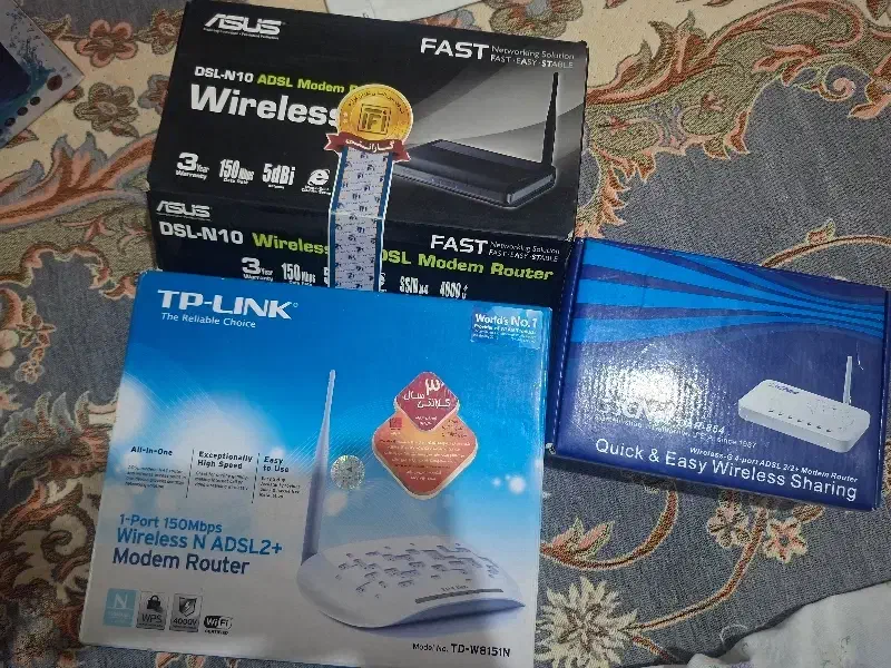 سه عدد مودم|مودم و تجهیزات شبکه|کرمانشاه, |دیوار