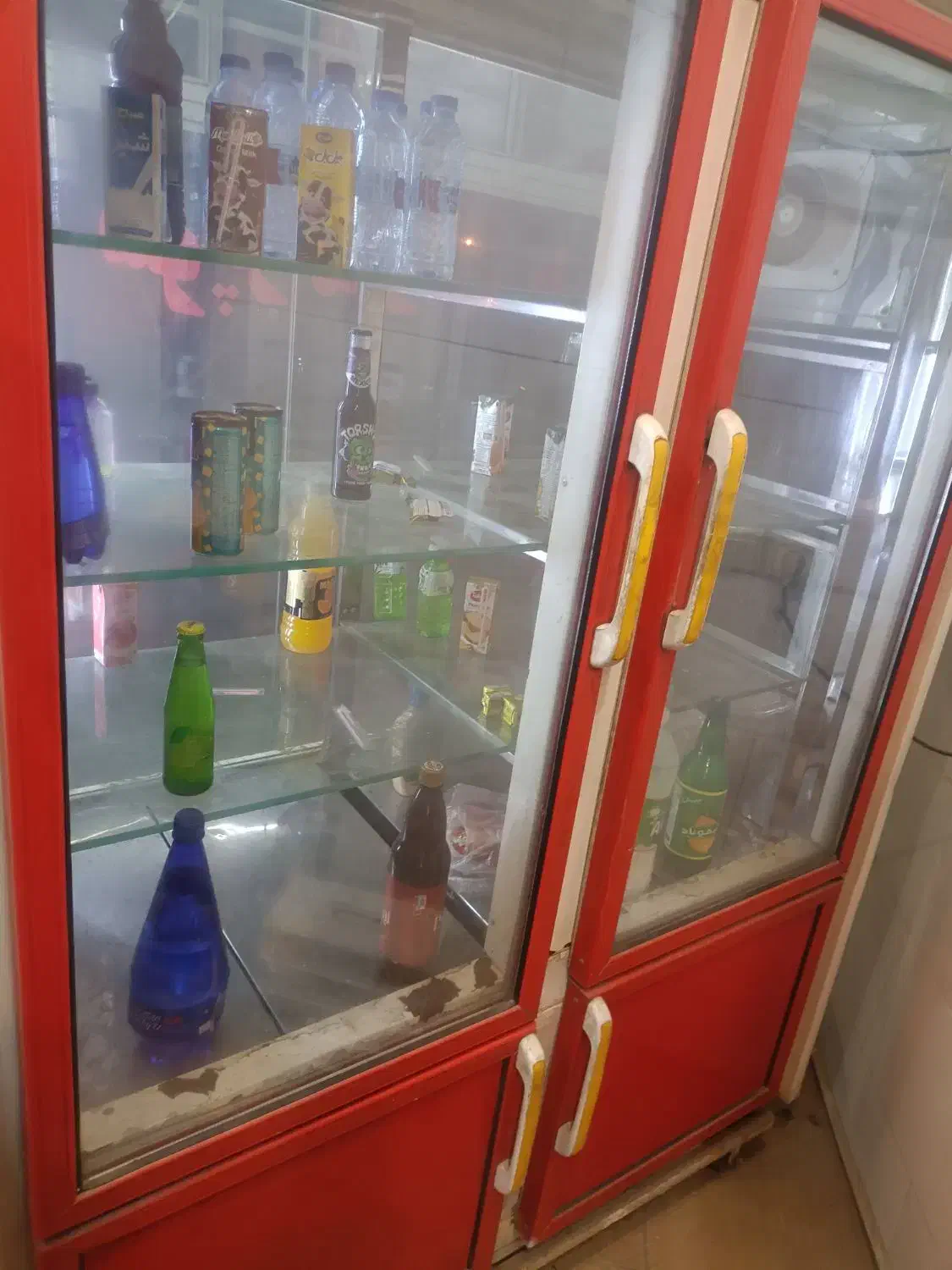 یخچال دو طرف ویترین چهار درب|فروشگاه و مغازه|ابریشم, |دیوار