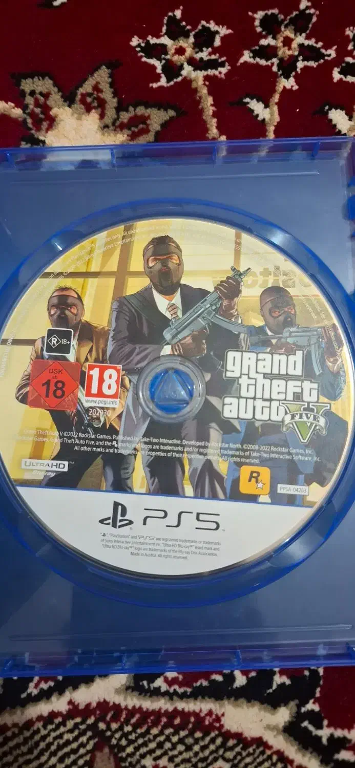 بازی gta v برا ps5|کنسول، بازی ویدئویی و آنلاین|کرمانشاه, |دیوار
