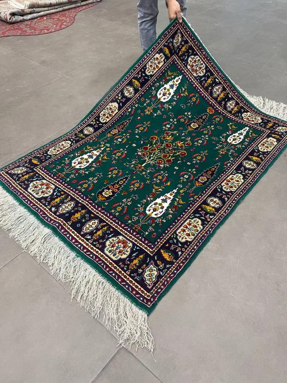 فرش دستباف (بساک)۳ متریهای کادویی رنگ گیاهی|فرش|مشکین‌دشت, |دیوار