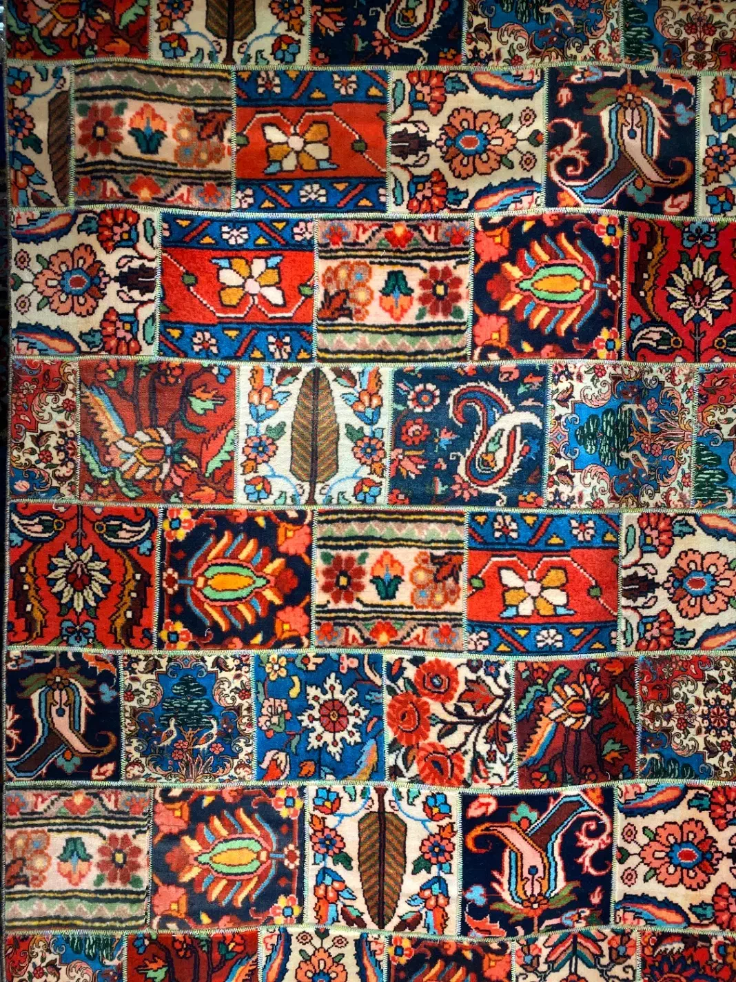 فرش چهل تیکه|فرش|زاهدان, |دیوار