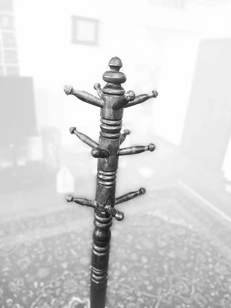 چوب لباسی ایستاده چوبی|جاکفشی، کمد، دراور|اصفهان, شاهد|دیوار