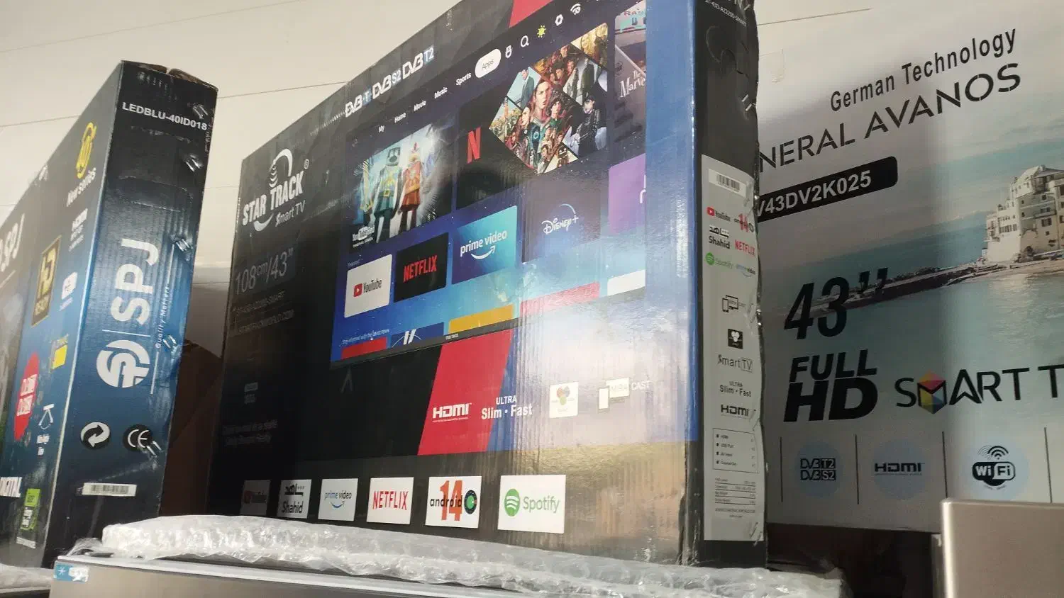 ال ای دی 43اسمارات تمام فول|تلویزیون و پروژکتور|چابهار, |دیوار