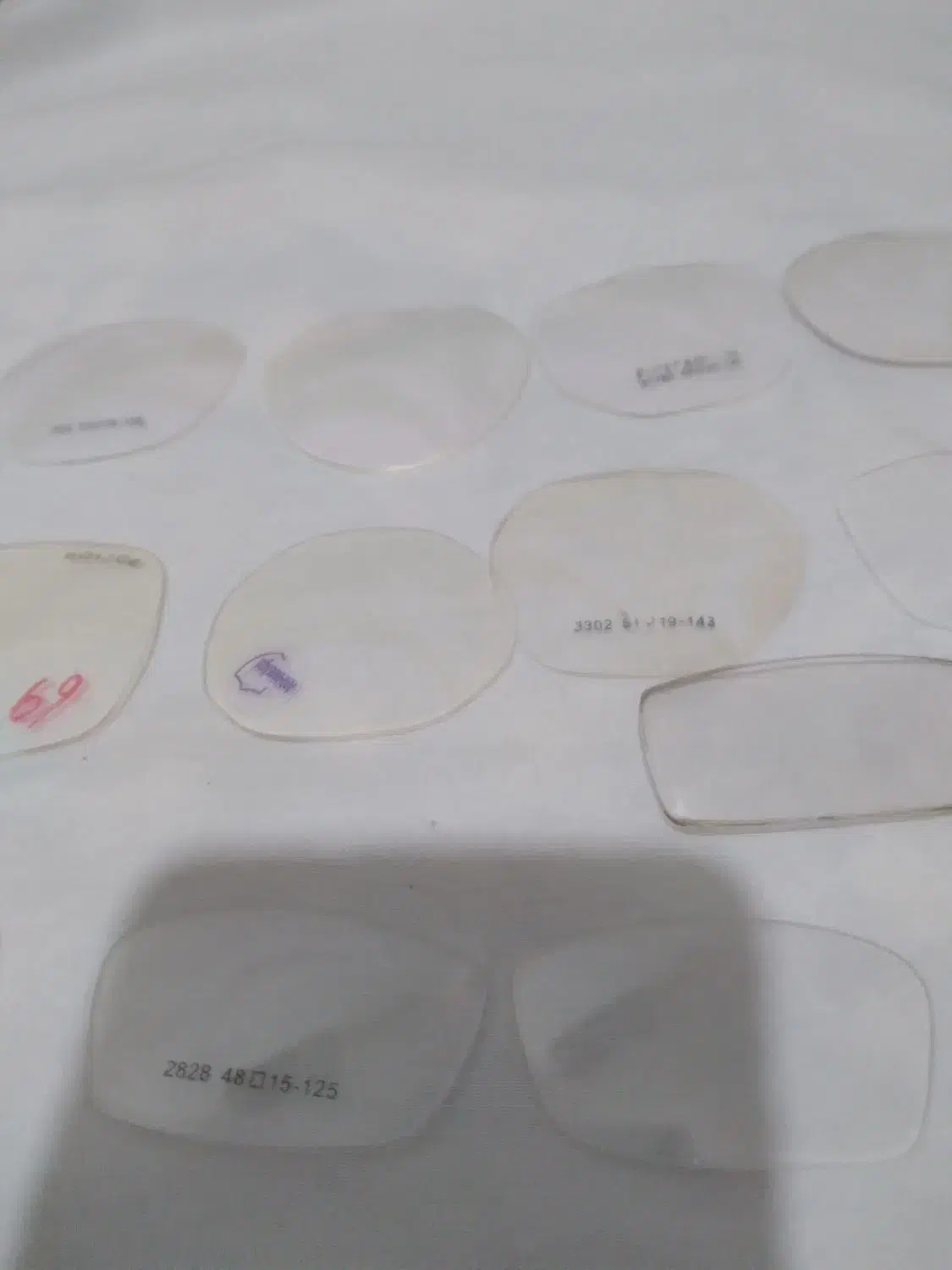 شیشه عینک رنگی ذره بینی ۷رنگ.طلقی اصل|آرایشی، بهداشتی، درمانی|ارومیه, |دیوار