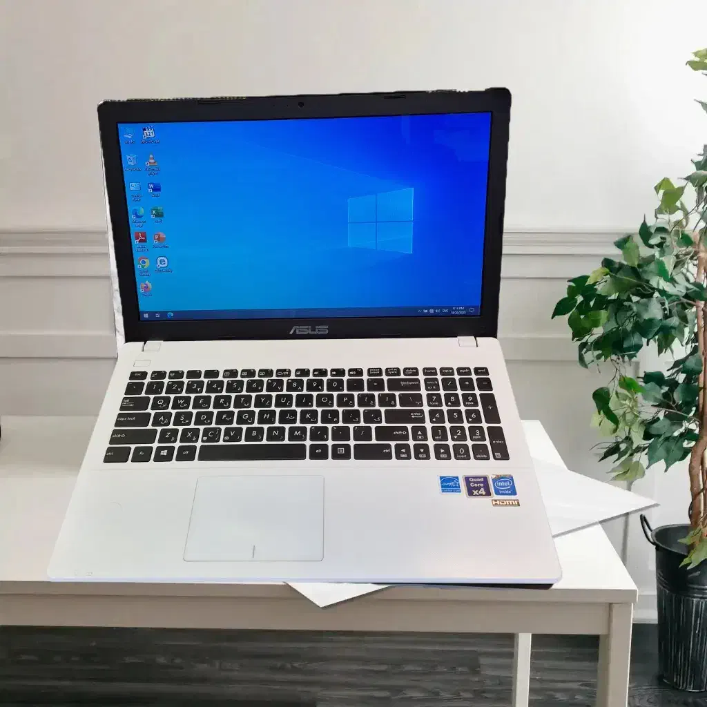 لپ تاپ ایسوس سفید در حد آکبند واقعی|رایانه همراه|همدان, |دیوار