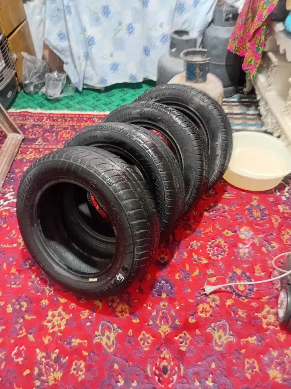 دو عدد لاستیک پراید|قطعات یدکی و لوازم جانبی|زابل, |دیوار