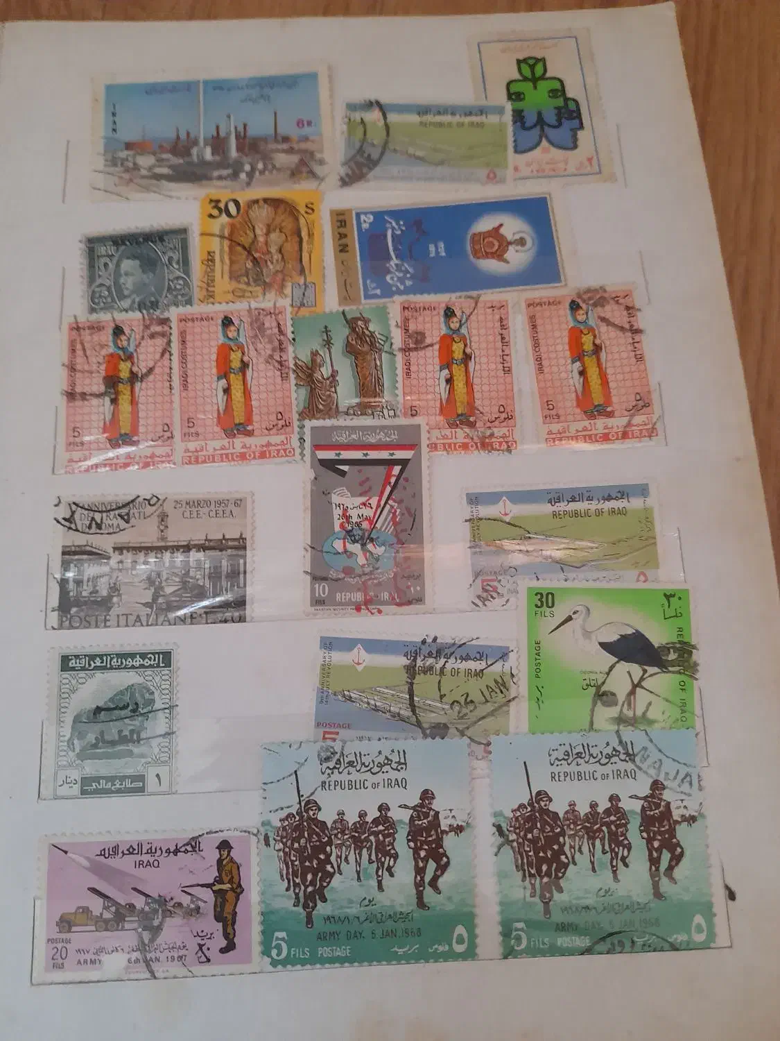 ۲۷۴ تمبر قدیمی تاریخی صحیح وسالم|کلکسیون سکه، تمبر، اسکناس|کومله, |دیوار