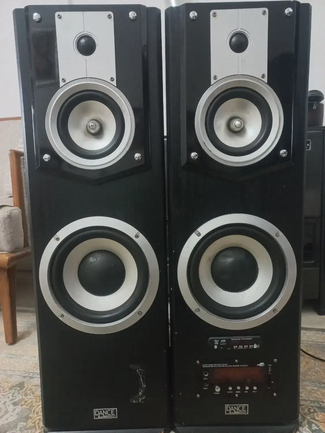 باند اسپیکر بلوتوثی مارک dans (دنس) بدنه باند چوبه|سیستم صوتی خانگی|گلستان (تهران), |دیوار