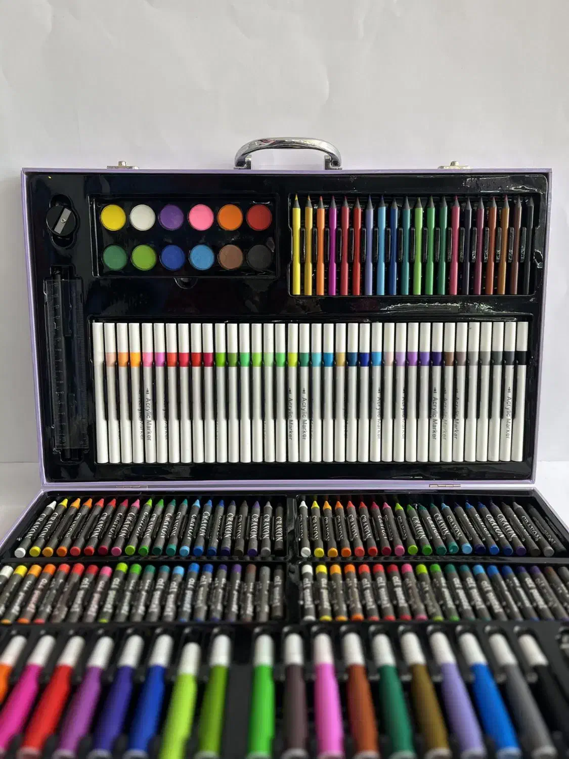 ست رنگ آمیزی کرومی و ملودی چمدانی ۱۸۰ قطعه|لوازم التحریر|دزفول, |دیوار