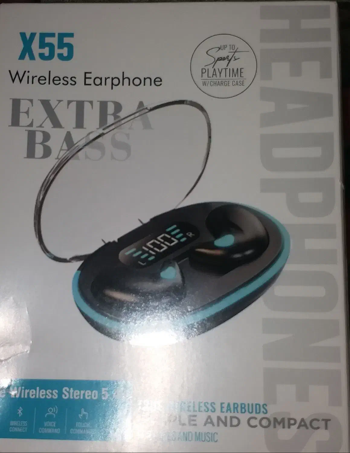 هدفون بلوتوثی اکسترا مدل x55 (ای‌پاد)|پخش‌کننده همراه|ارومیه, |دیوار