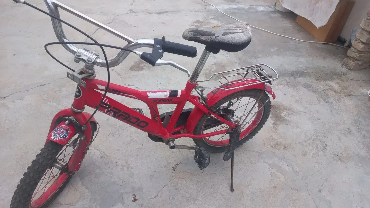 دوچرخه 16|دوچرخه، اسکیت، اسکوتر|گنبد کاووس, |دیوار