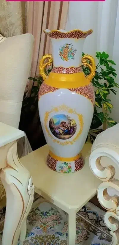 گلدان کنار سالنی 60 سانتی چینی|صنایع دستی و سایر لوازم تزئینی|اردبیل, |دیوار