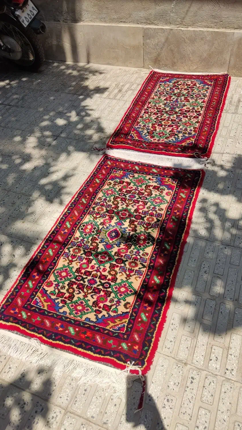 یه جفت قالیچه دستباف اعلا|فرش|ملایر, |دیوار