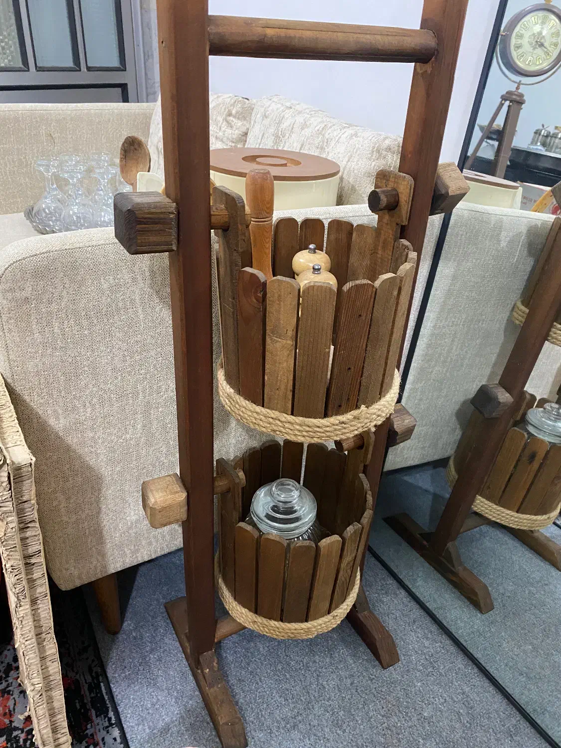 ظرف سیب زمینی و پیاز|صنایع دستی و سایر لوازم تزئینی|نکا, |دیوار