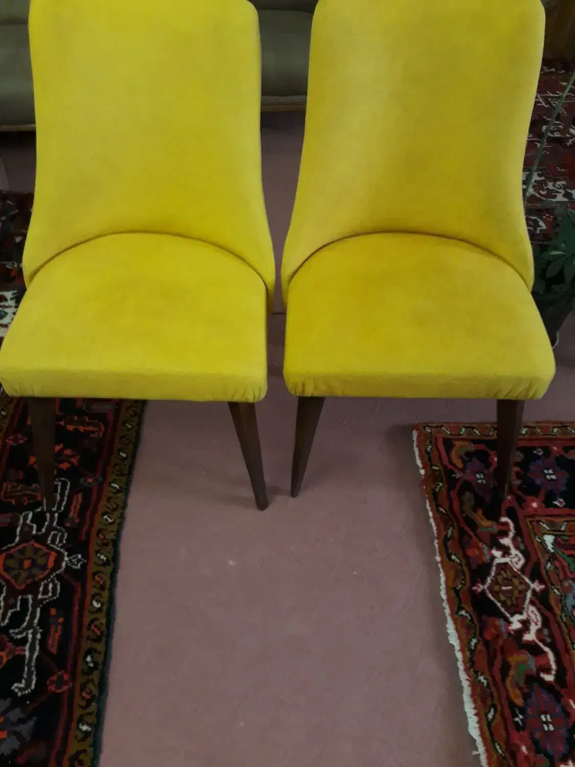 دو عدد صندلی|صندلی و نیمکت|باسمنج, |دیوار