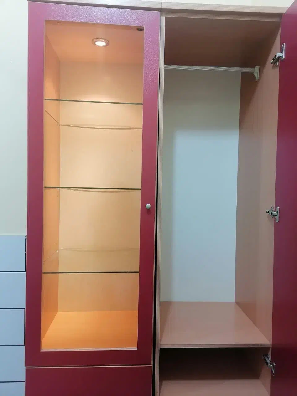 کمد دو تیکه کامل ام دی اف|جاکفشی، کمد، دراور|دزفول, |دیوار