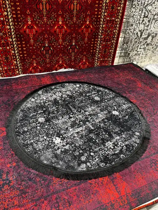 فرشینه گرد قطر ۱ متر متنوع|فرش|تهران, شکوفه (عبدل آباد)|دیوار