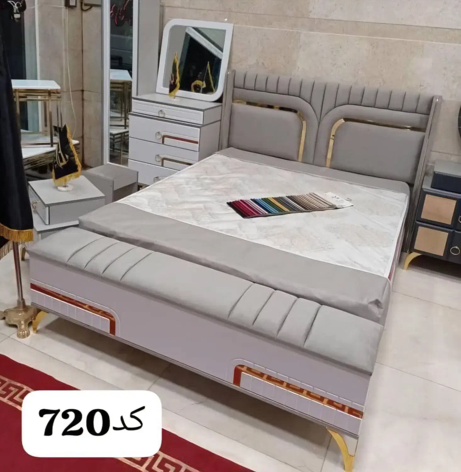 سرویس دونفر کامل ام دی اف|تخت و سرویس خواب|قرچک, مهدیه|دیوار