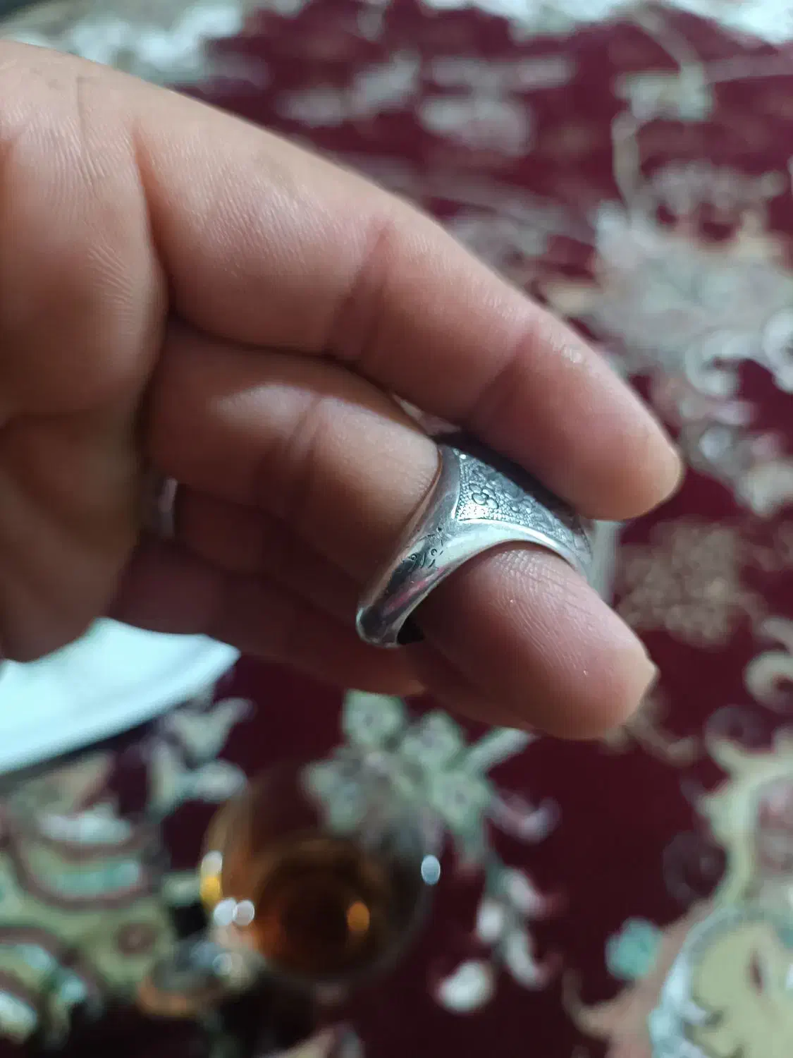 فروش یک عدد انگشتر عقی یمنی دست ساز|جواهرات|نقده, |دیوار