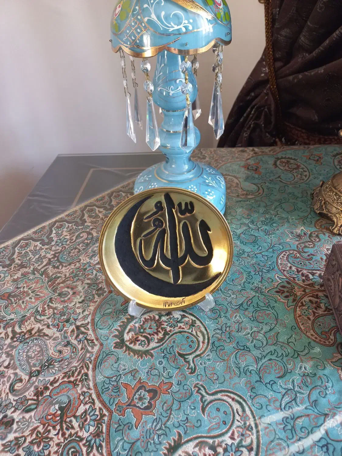 طرح کارشده روی برنجی|مجسمه، تندیس، ماکت|اردبیل, |دیوار