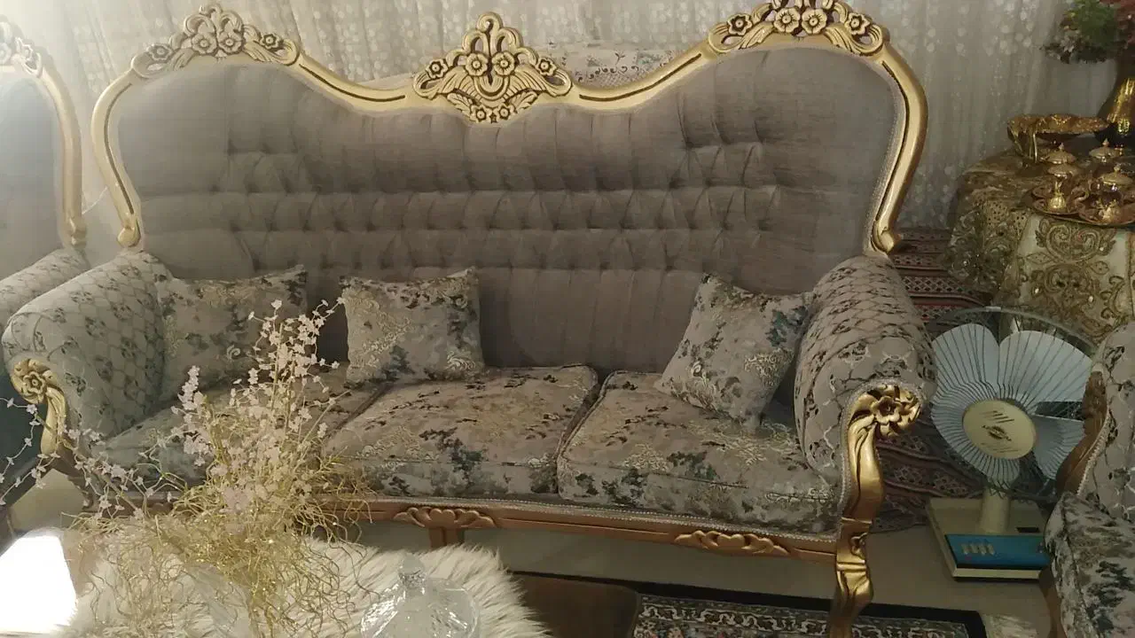 مبل سلطنتی تمییز وشیک|مبلمان خانگی و میز عسلی|کاشمر, |دیوار