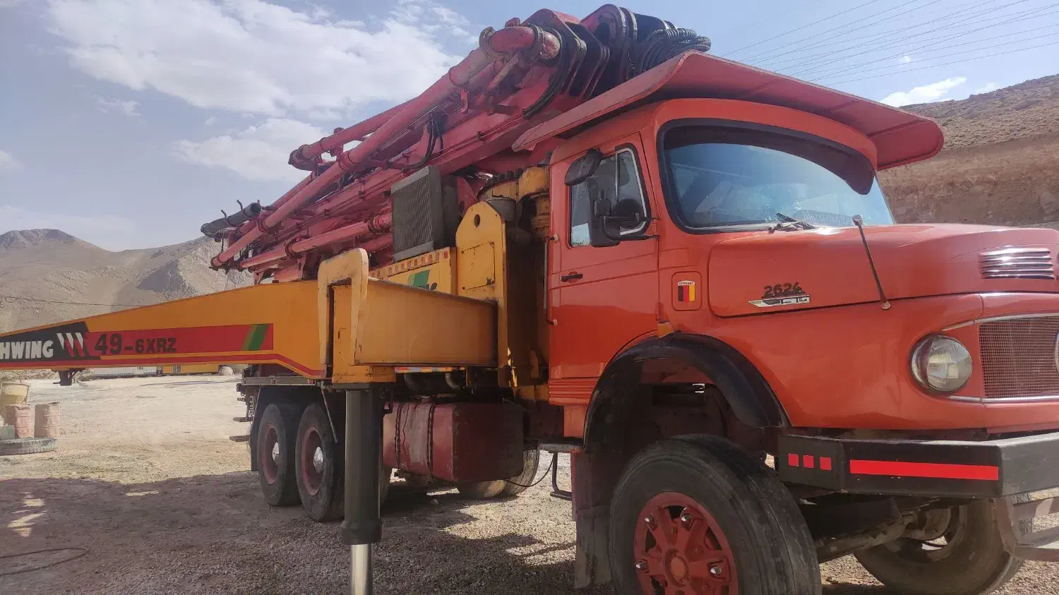 فروش پمپ انتقال بتن|خودرو سنگین|اصفهان, آبشار|دیوار