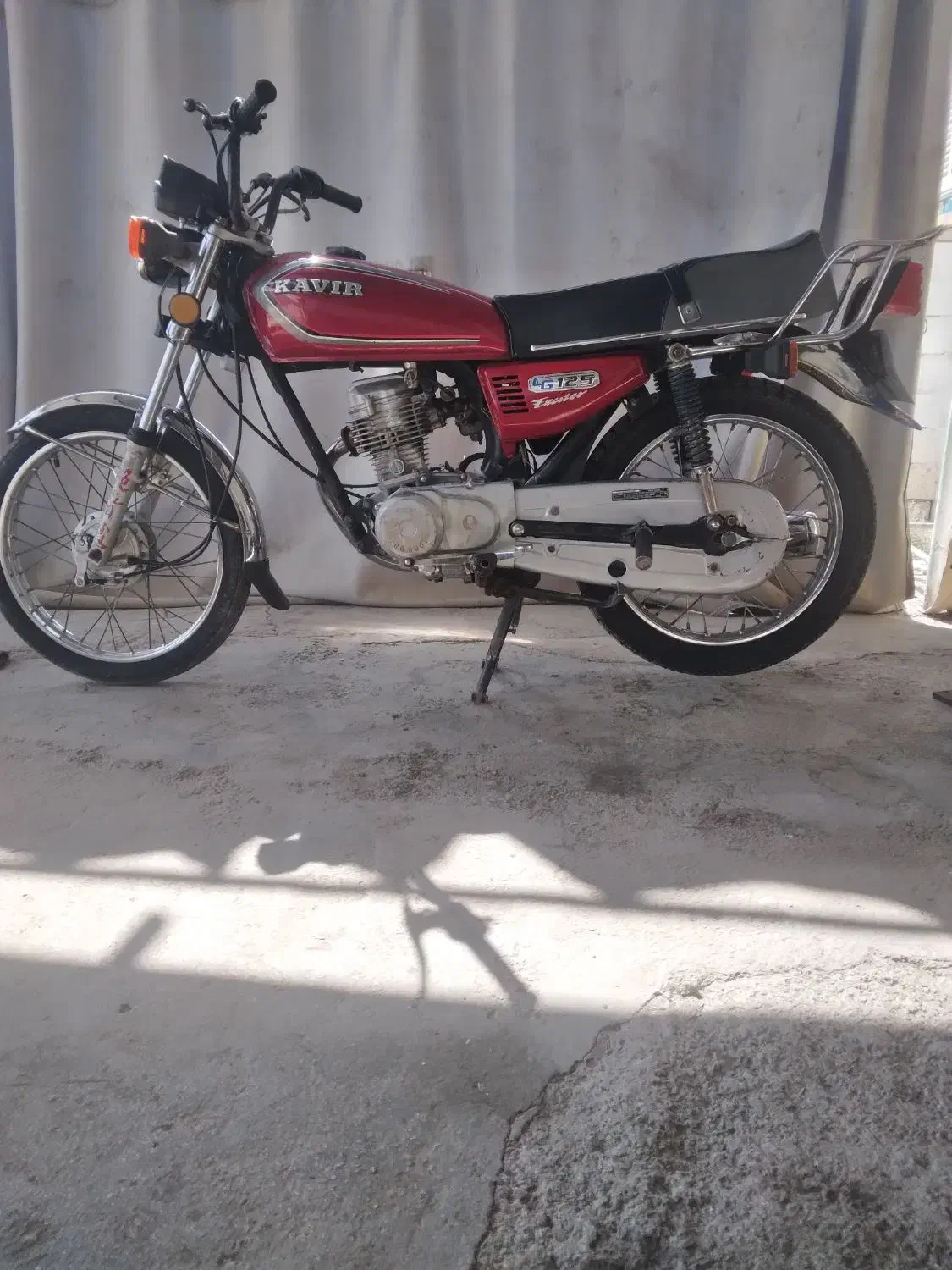 موتور۱۲۵مزایده ای|موتورسیکلت|مرودشت, ژیان|دیوار