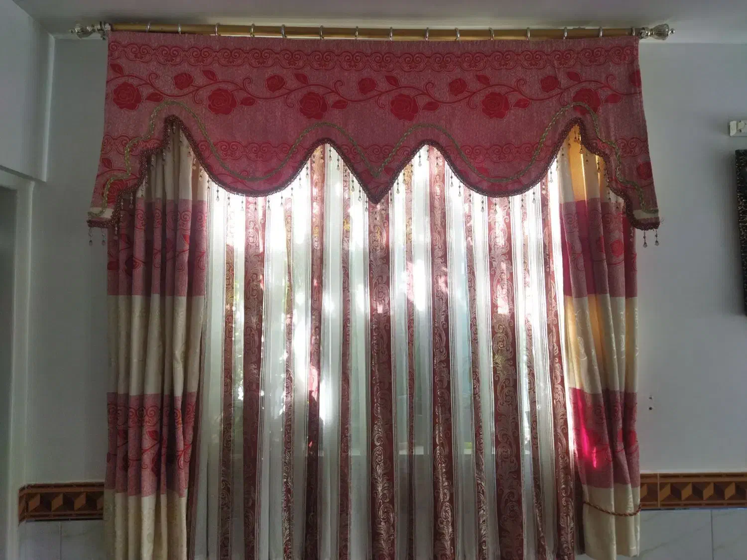 پرده زیبا|پرده، رانر، رومیزی|ابهر, |دیوار