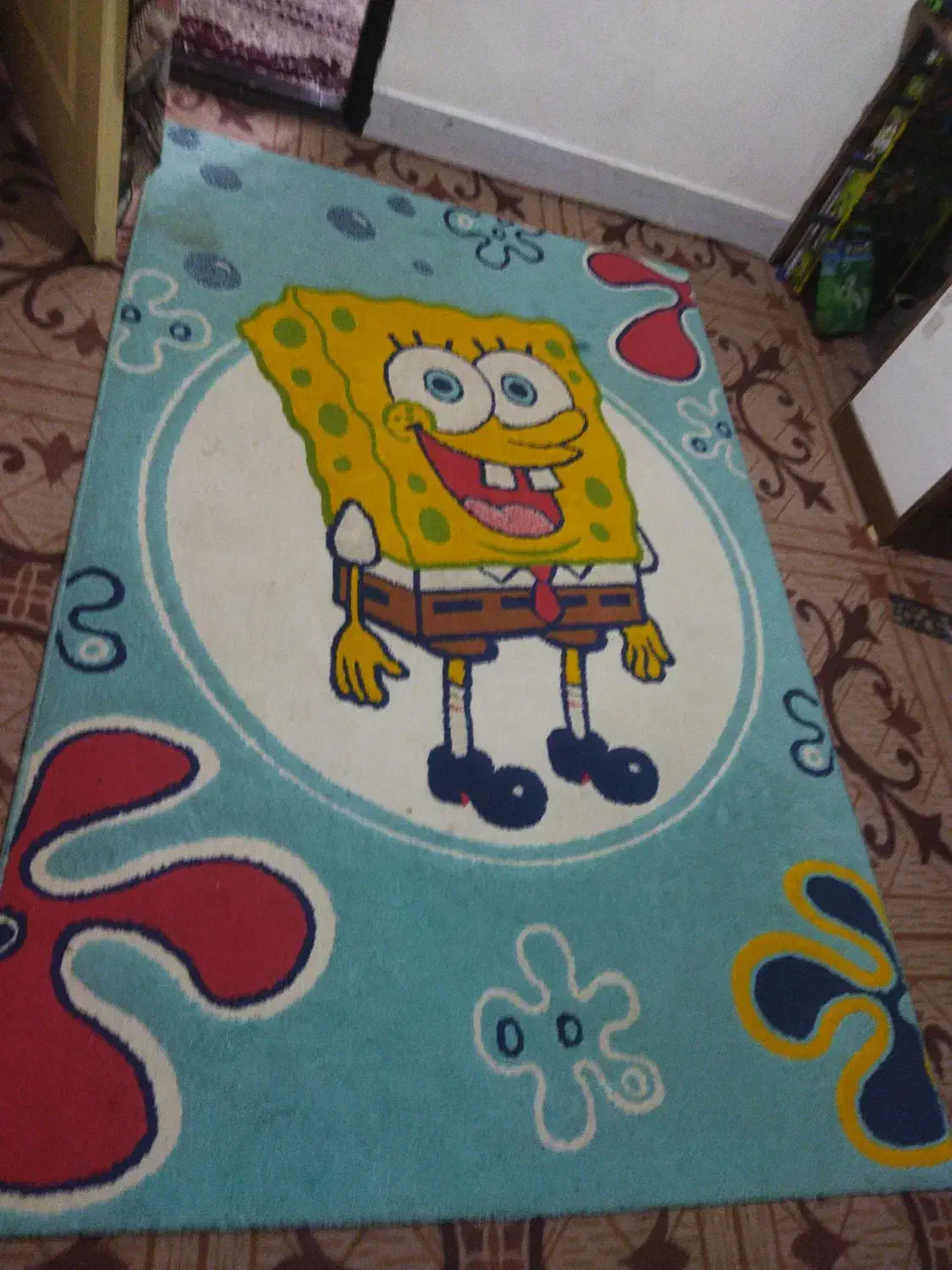 فرش باب اسفنجی|فرش|نیشابور, گنبد سبز|دیوار