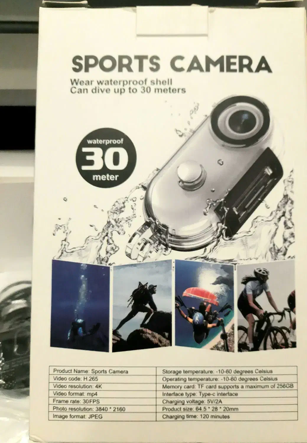 دوربین ورزشی وای فای ضد آب و داش کم و وبکم،پک کامل|دوربین عکاسی و فیلم‌برداری|تهران, قاسم‌آباد|دیوار