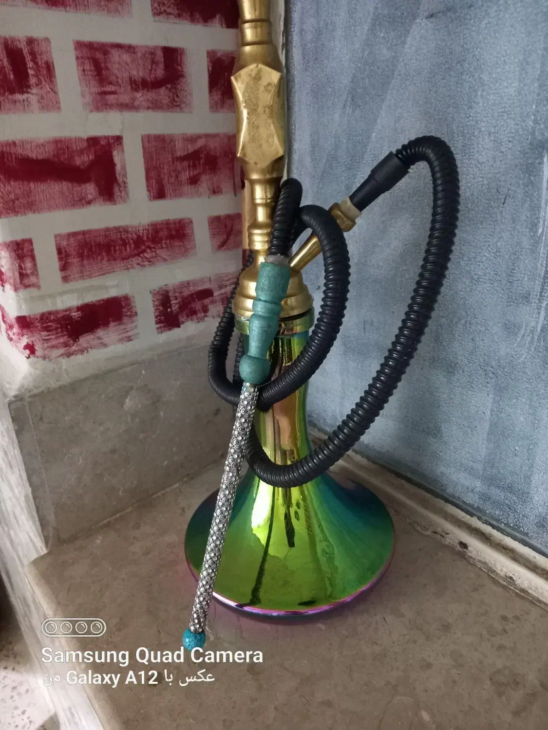 قلیون برنجی|صنایع دستی و سایر لوازم تزئینی|مشهد, کوشش|دیوار